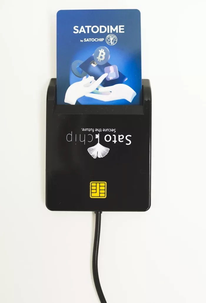 Satodime and the smart card reader