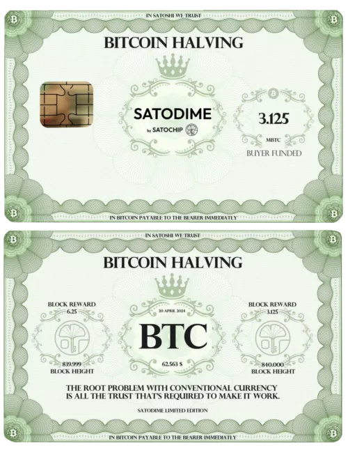 Bitcoin Halving - Limited Edition