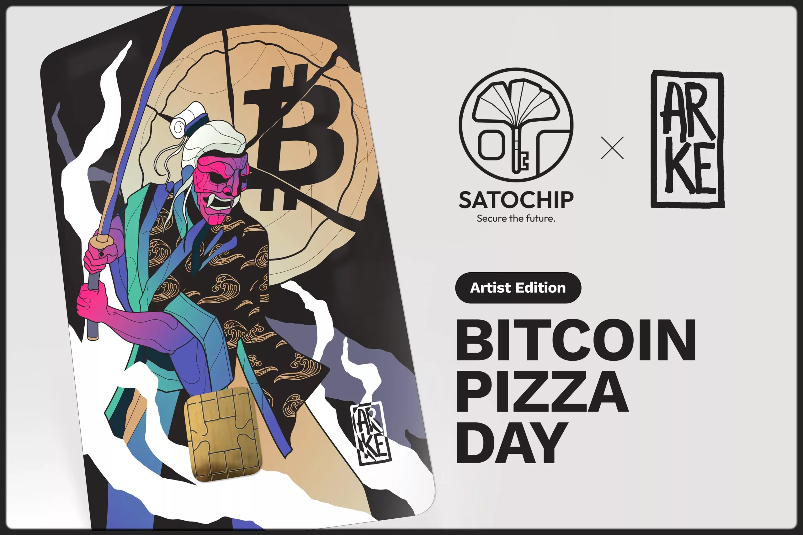 Satochip - Bitcoin Pizza Day - 2024 Edition by Arke