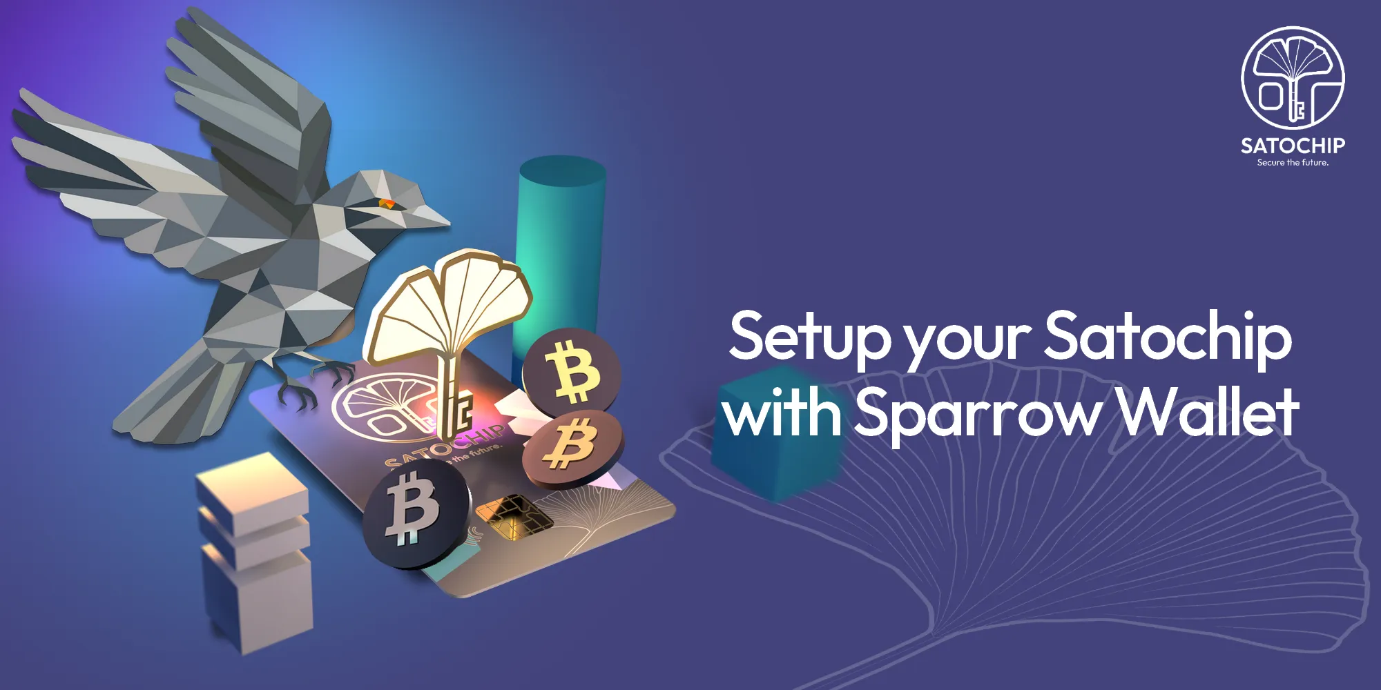 Setup a Satochip hardware wallet with Sparrow