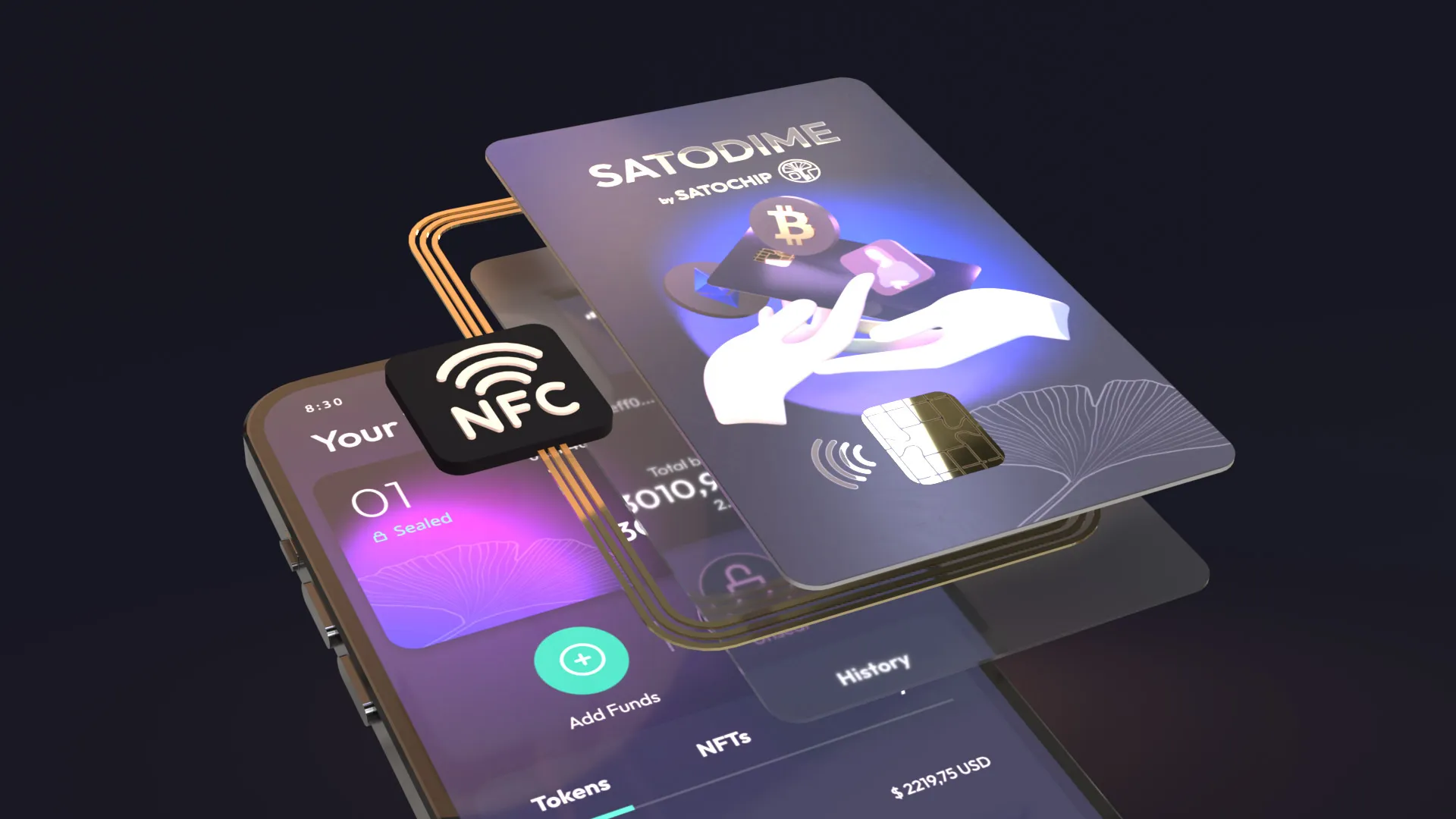 Satodime - Setup your bearer crypto card.