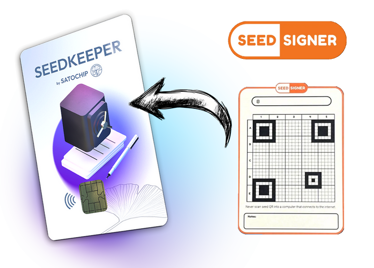Seedkeeper - Manage all your SeedSigner QR code into one place.