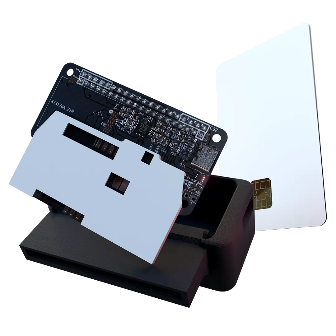SeedSigner - Extension kit - Smartcard hat + 3D case + DIY smartcard