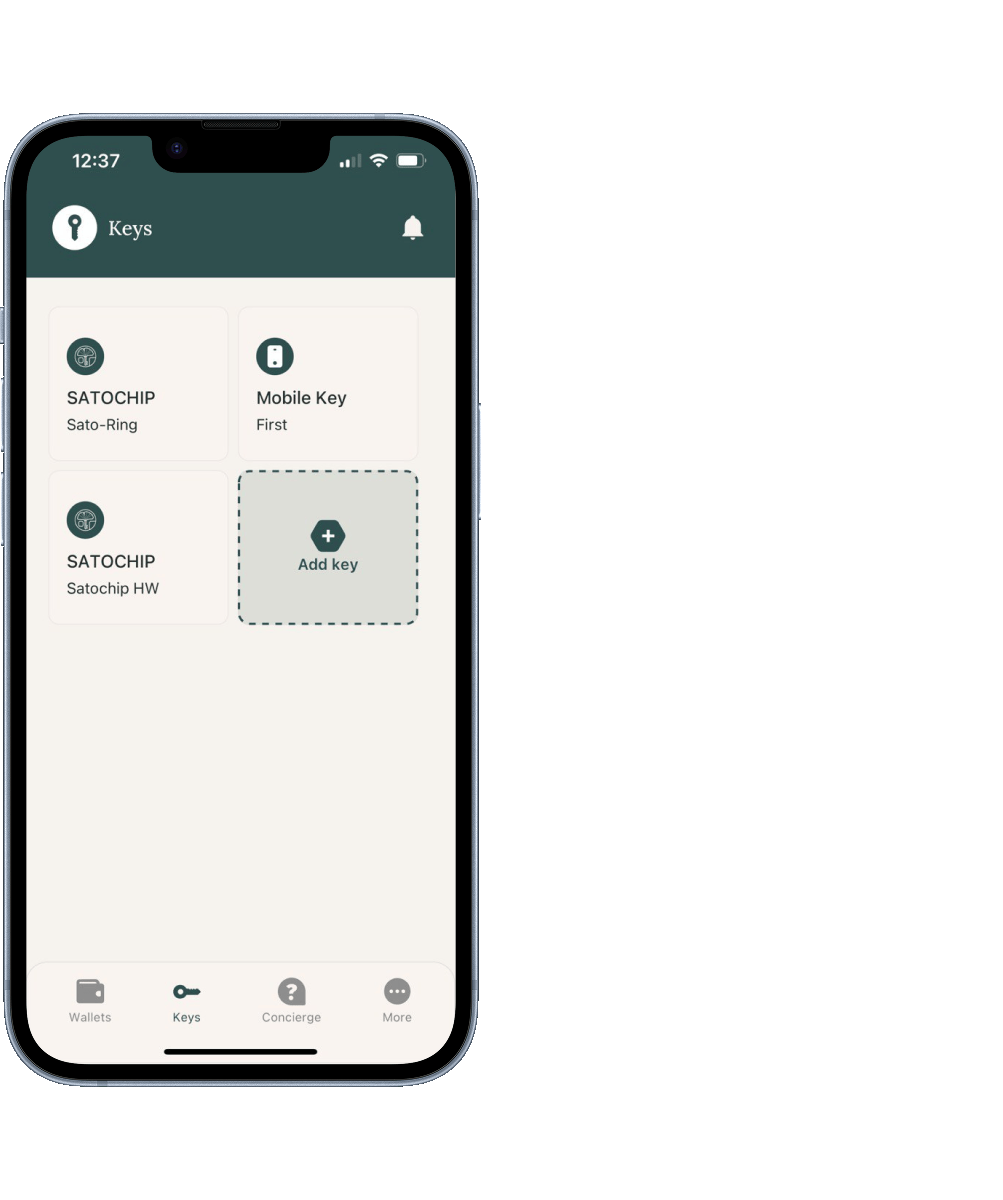 Satochip – BitcoinKeeper – Add to Keystore Satochip - BitcoinKeeper - Add to Keystore