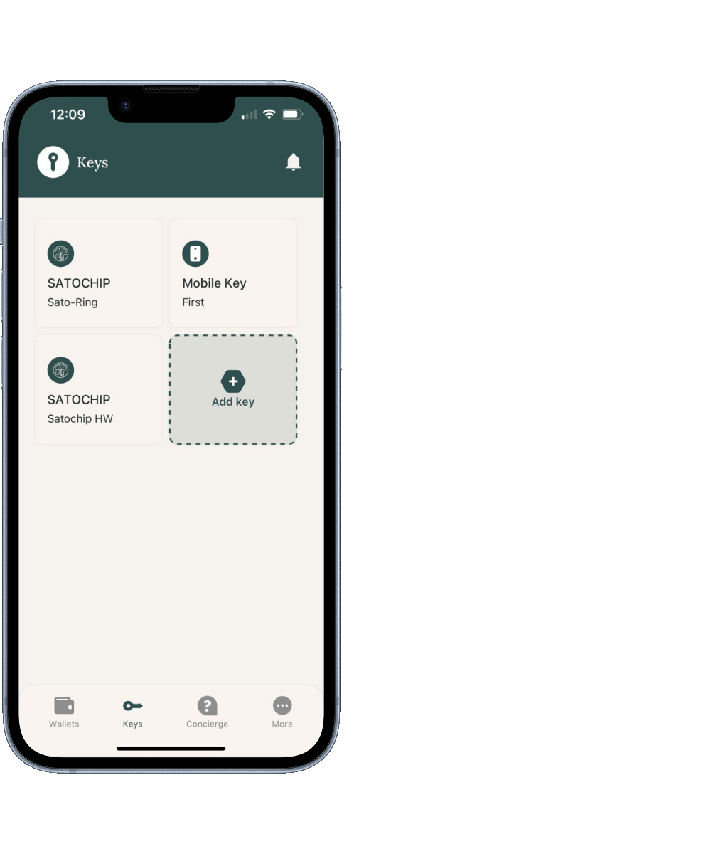 Satochip – BitcoinKeeper – Seed setup Satochip - BitcoinKeeper - Seed setup