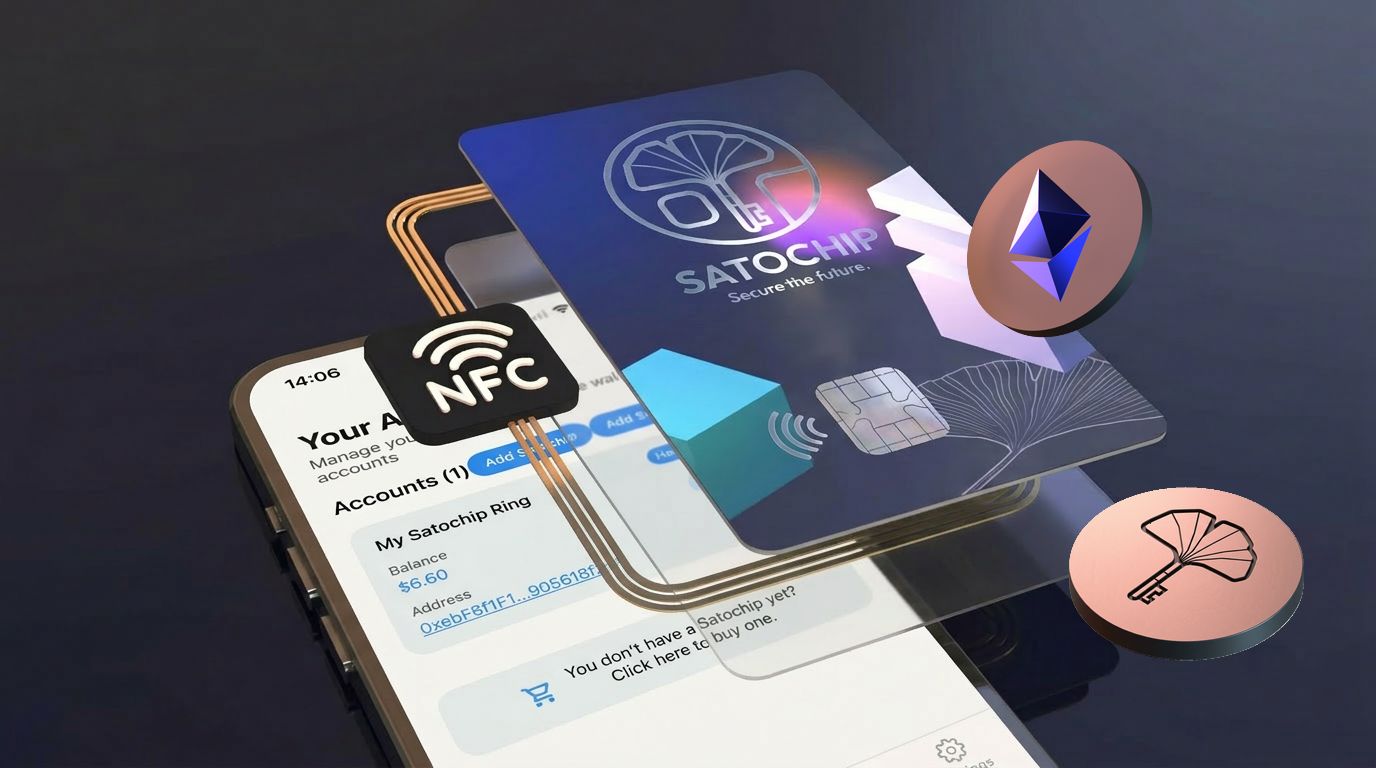 Link your Satochip hardware wallet to any Web3 dApp via the WalletConnect protocol. Effortlessly manage your EVM tokens across all major blockchains.